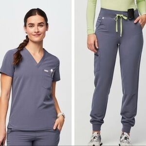 Figs Space Navy Scrubs